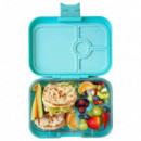 Fiambrera YUMBOX/4 Misty Aqua/rainbow Tray  YUMBOX