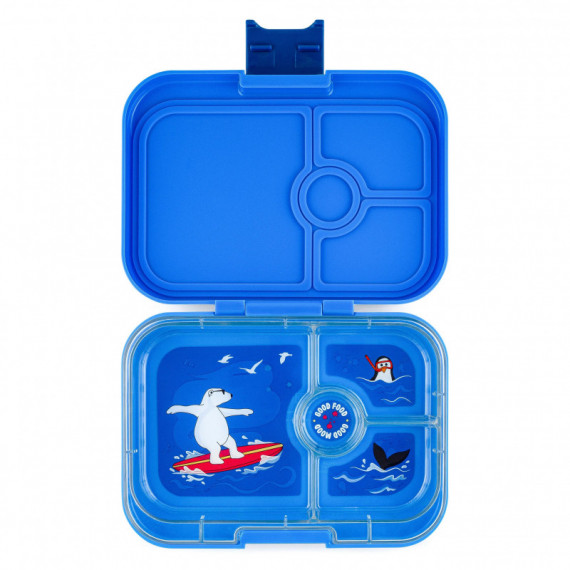 Fiambrera YUMBOX/4 Surf Blue/polar Bear Tray  YUMBOX