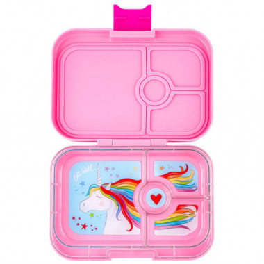 Fiambrera YUMBOX/4 Malibu Purple/unicorn Tray  YUMBOX