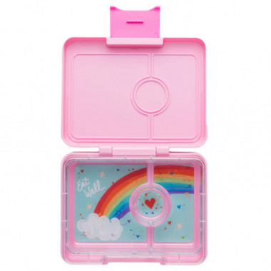 Fiambrera YUMBOX/3 Power Pink/rainbow Tray  YUMBOX