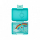 Fiambrera YUMBOX/3 Misty Aqua/rainbow Tray  YUMBOX