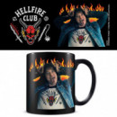 Taza Hellfire Club y Eddie Negra Stranger Things 315 Ml  PYRAMID