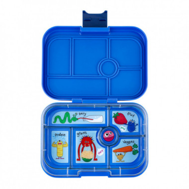 Fiambrera YUMBOX/6 Surf Blue Funny Monsters  YUMBOX