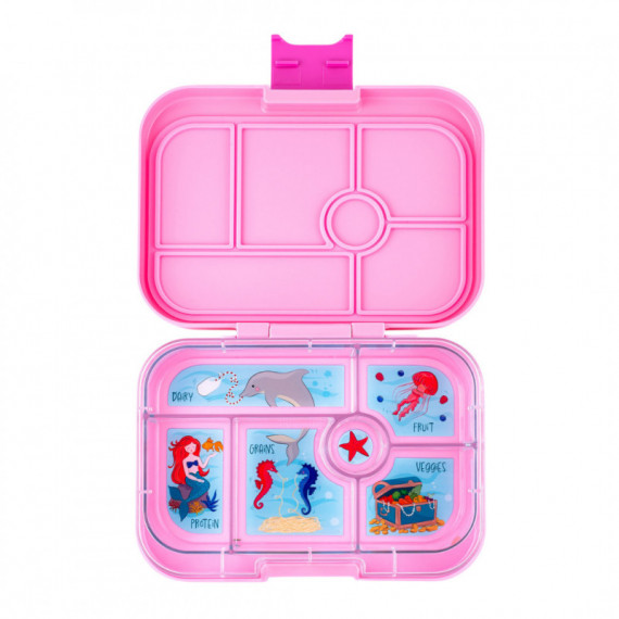 Fiambrera YUMBOX/6 Power Pink Mermaid Tray  YUMBOX