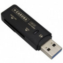 CARUBA Lector Sd y Micro Sd UR-3