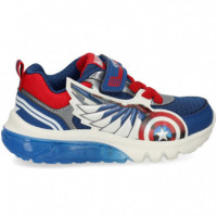 Cordon+velcro Capitan America Azulon  GEOX