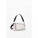 Bolso Bandolera Cleo Blanco Phuket Mini de DESIGUAL