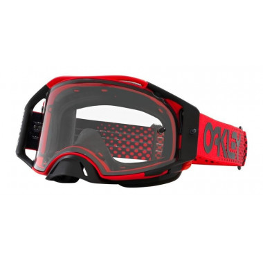 GAFAS OAKLEY AIRBRAKE MX B1B RED TRANSPARENTE