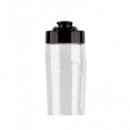 MUVIP Batidora Smoothie Inox 300W 600ML con 2 Vasos MV0527