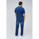 SALSA JEANS Polos Camiseta Logo Salsa Azul Medium Wash