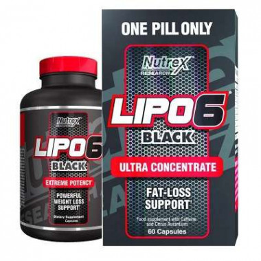 LIPO-6 Black U.c NUTREX - 60 Caps