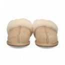 Zapatilla Cuello Oveja ante Beige  UGG