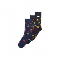 Pack de 3 Calcetines ONLY&SONS Finch Dress Blue