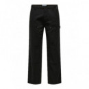 Pantalones ONLY&SONS Fade Carpenter Loose Black