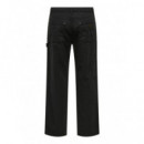 Pantalones ONLY&SONS Fade Carpenter Loose Black