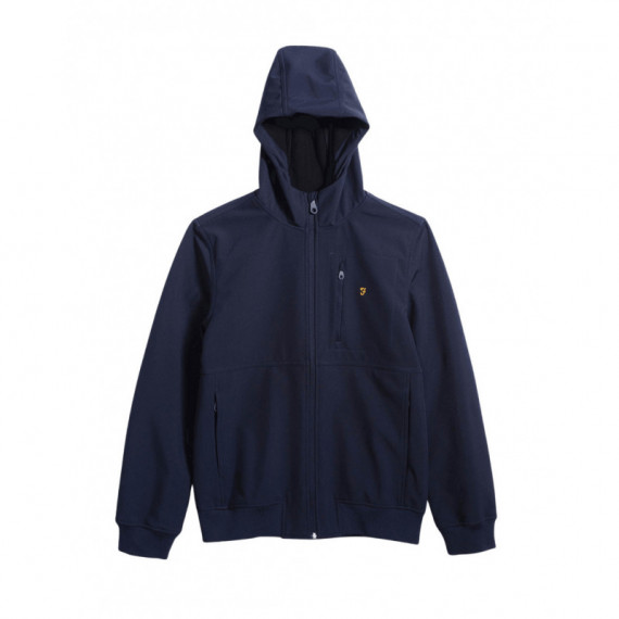 Chaquetas Hombre Chaqueta FARAH Soft Shell Rudd True Navy