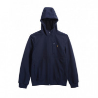 Chaquetas Hombre Chaqueta FARAH Soft Shell Rudd True Navy