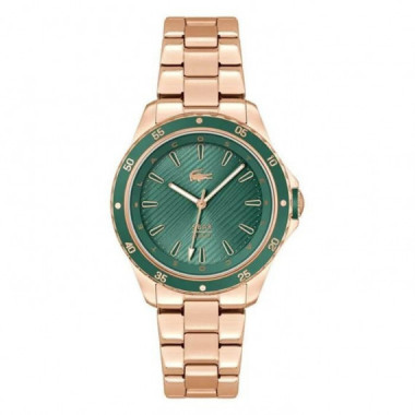 Reloj Sanni Rosegold/verde  LACOSTE