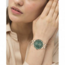 Reloj Sanni Rosegold/verde  LACOSTE