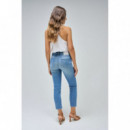 SALSA JEANS Vaqueros Mujer Vaqueros Faith Push In Cropped Slim Salsa