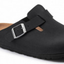 BIRKENSTOCK Calzado Boston Versión Vegana Birko-flor Nubuck Black