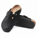 BIRKENSTOCK Calzado Boston Versión Vegana Birko-flor Nubuck Black