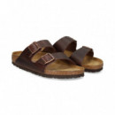 Pala 2 Hebillas Piel Marron  BIRKENSTOCK