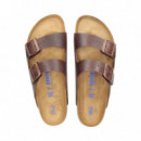 Pala 2 Hebillas Piel Marron  BIRKENSTOCK