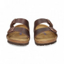 Pala 2 Hebillas Piel Marron  BIRKENSTOCK