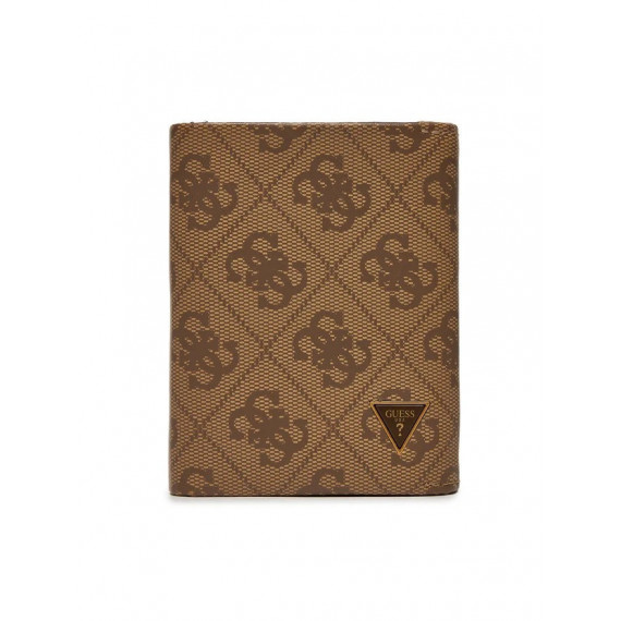 Mito Trifold Crd Cs W Coin Pkt Beige/bro  GUESS