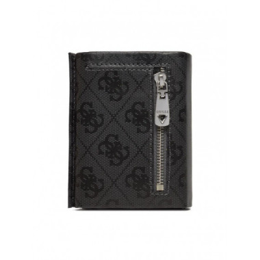 Mito Trifold Crd Cs W Coin Pkt Black  GUESS