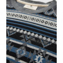 Camisetas Hombre Camiseta ANERKJENDT Akkikki Jacquard Dark Grey