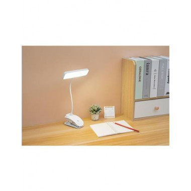 XO Lampara Led Flexible de Pinza OZ06 Blanco