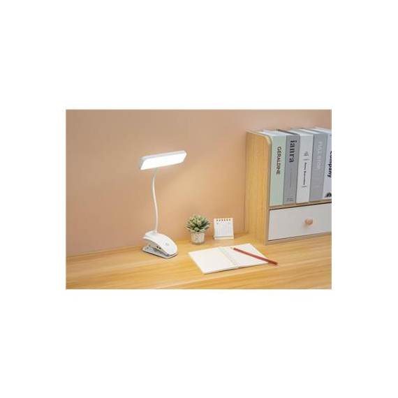 XO Lampara Led Flexible de Pinza OZ06 Blanco