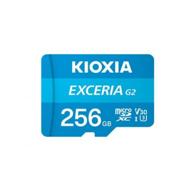 KIOXIA Tarjeta Memoria MicroSDHC UHS-I V3 256GB Class 10 4K  EXCERIA G2