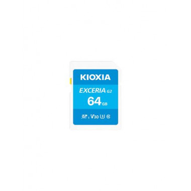 KIOXIA Tarjeta Memoria SDXC UHS-1 64GB Exceria G2 4K