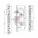 Cerradura Acero Laton - Dimensión 50/85 - Modelo 100