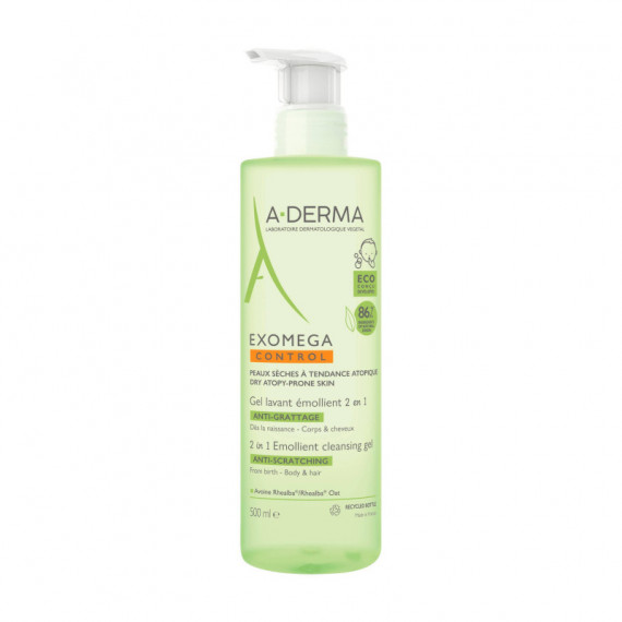 A-derma Exomega Gel Limpiador Emoliente 500 Ml  PIERRE FABRE