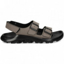 2 Hebillas + Velcro Gris  BIRKENSTOCK