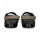 2 Hebillas + Velcro Gris  BIRKENSTOCK