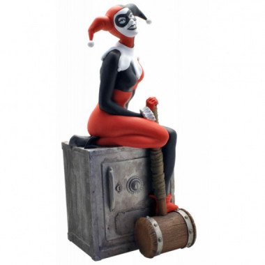 Figura Hucha Harley Quinn Caja Fuerte  PLASTOY