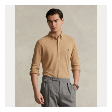 Mesh-lsl-knt Classic Camel Heather  RALPH LAUREN