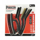 Juego Cepillo Alambre PAMACON 4 Pcs