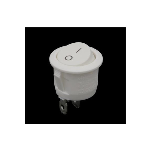 EUROCONNEX Interruptor Blanco Tipo Rocker On/off 125V/10A 3614WH