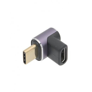 EUROCONNEX Adaptador Tipo C M/h Acodado Frontal USB214