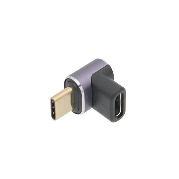 EUROCONNEX Adaptador Tipo C M/h Acodado Frontal USB214