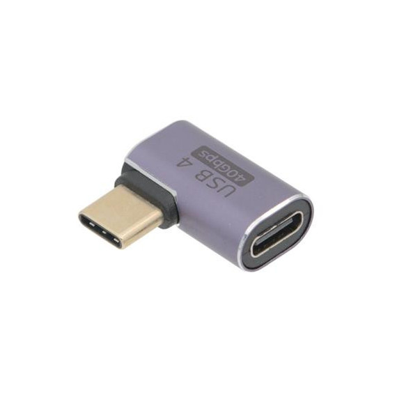 EUROCONNEX Adaptador Tipo C M/h Acodado Plano USB213