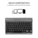 SUBBLIM Teclado Inalambrico Compacto BLUETOOTH Smart Gris