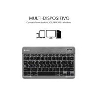 SUBBLIM Teclado Inalambrico Compacto BLUETOOTH Smart Gris