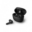 PHILIPS Auricular BLUETOOTH TAT2206 Negro Series 2000 Resistente Al Agua,sudor con Estuche de Carga